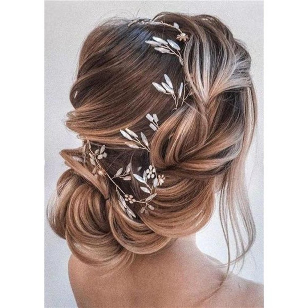 Elegant Crystal Beaded Wedding Headband | Bridal Hair Accessories